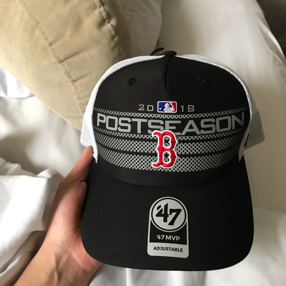 Brand new Red Sox post season trucker hat